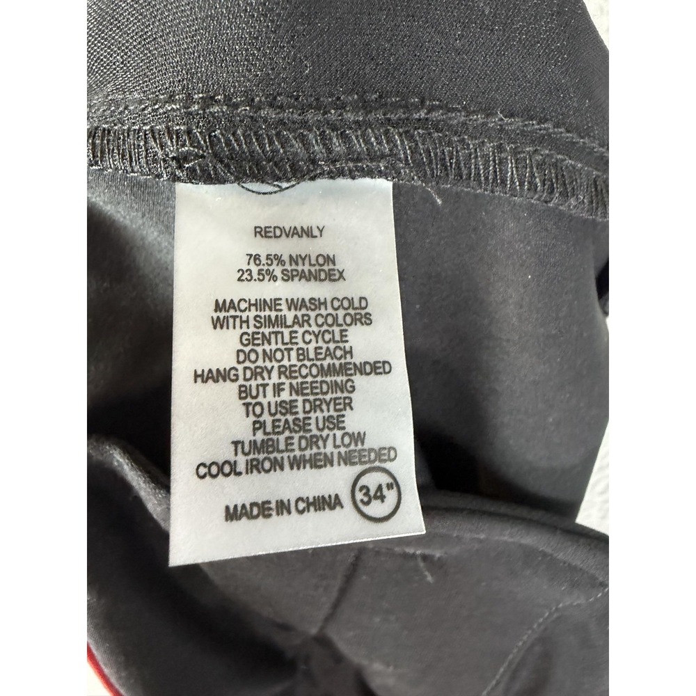 Redvanly Pants Mens 42x34 Black Golf Performance Stretch Tapered Khakis 2XL Mens - Picture 8 of 9